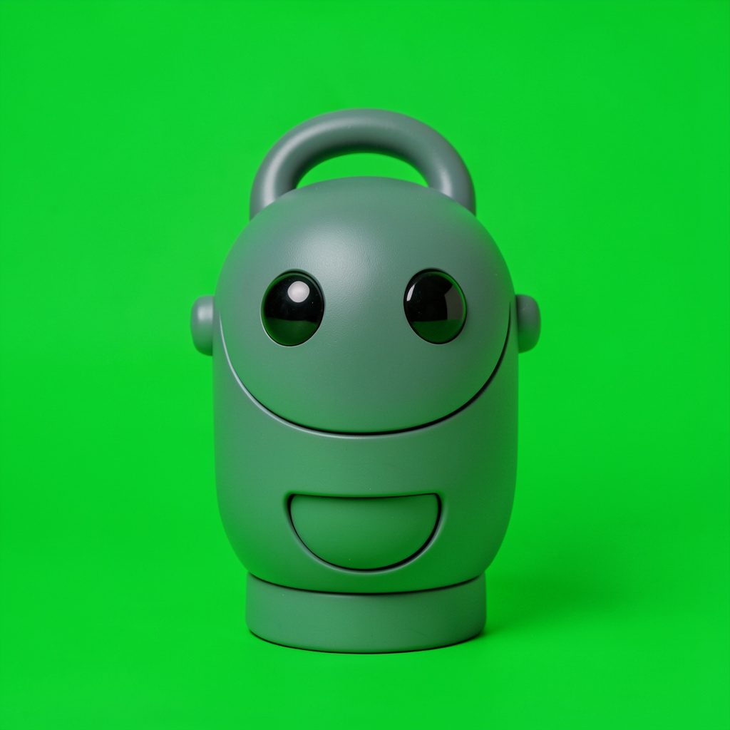 Clean studio portrait on a muted grey background, conveying a research and technology focus