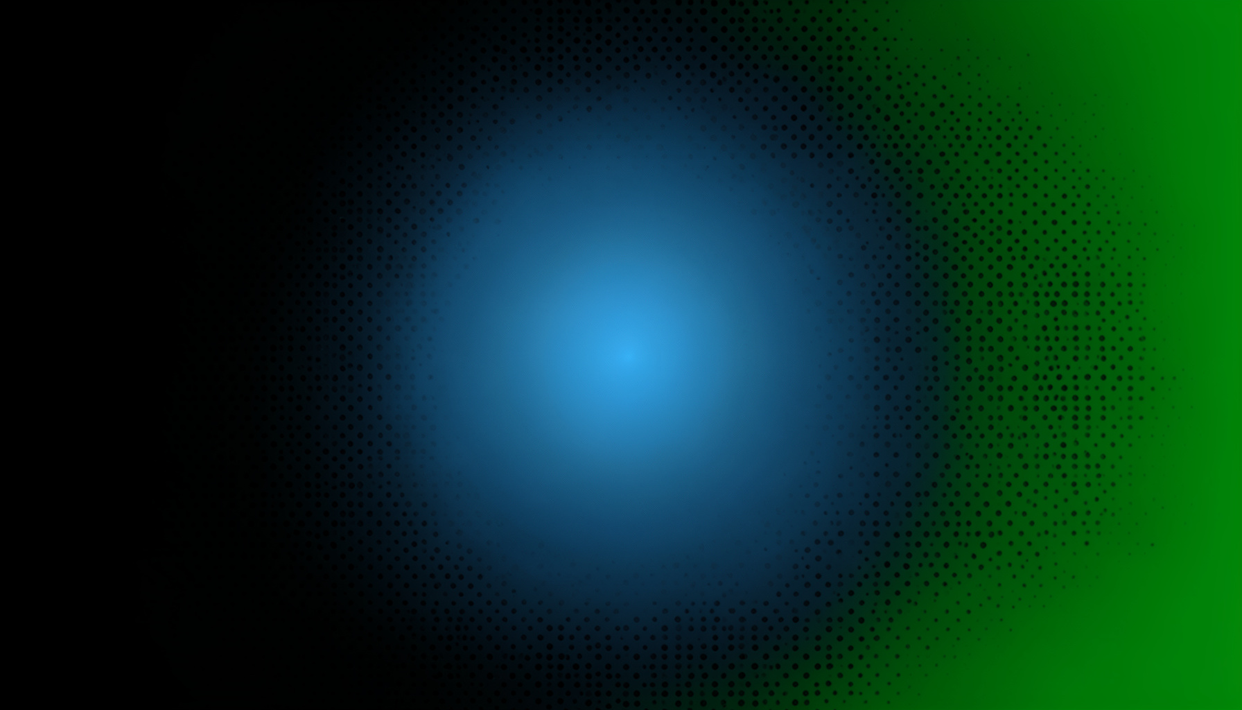 Dark abstract background with a subtle perforated dot pattern and a soft glowing blue center, conveying a calm technological mood
